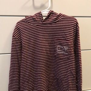 Boys’ size S Vineyard Vines hooded long sleeve T- shirt